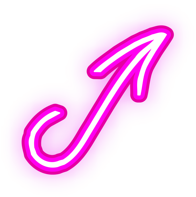 Neon Arrow Illustration